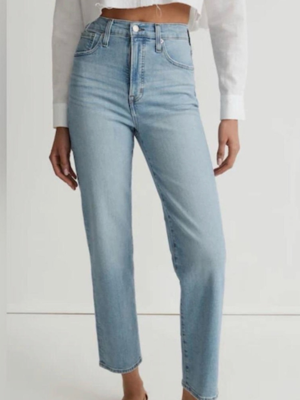 Madewell - The Perfect Vintage Straight Jean - Light Wash